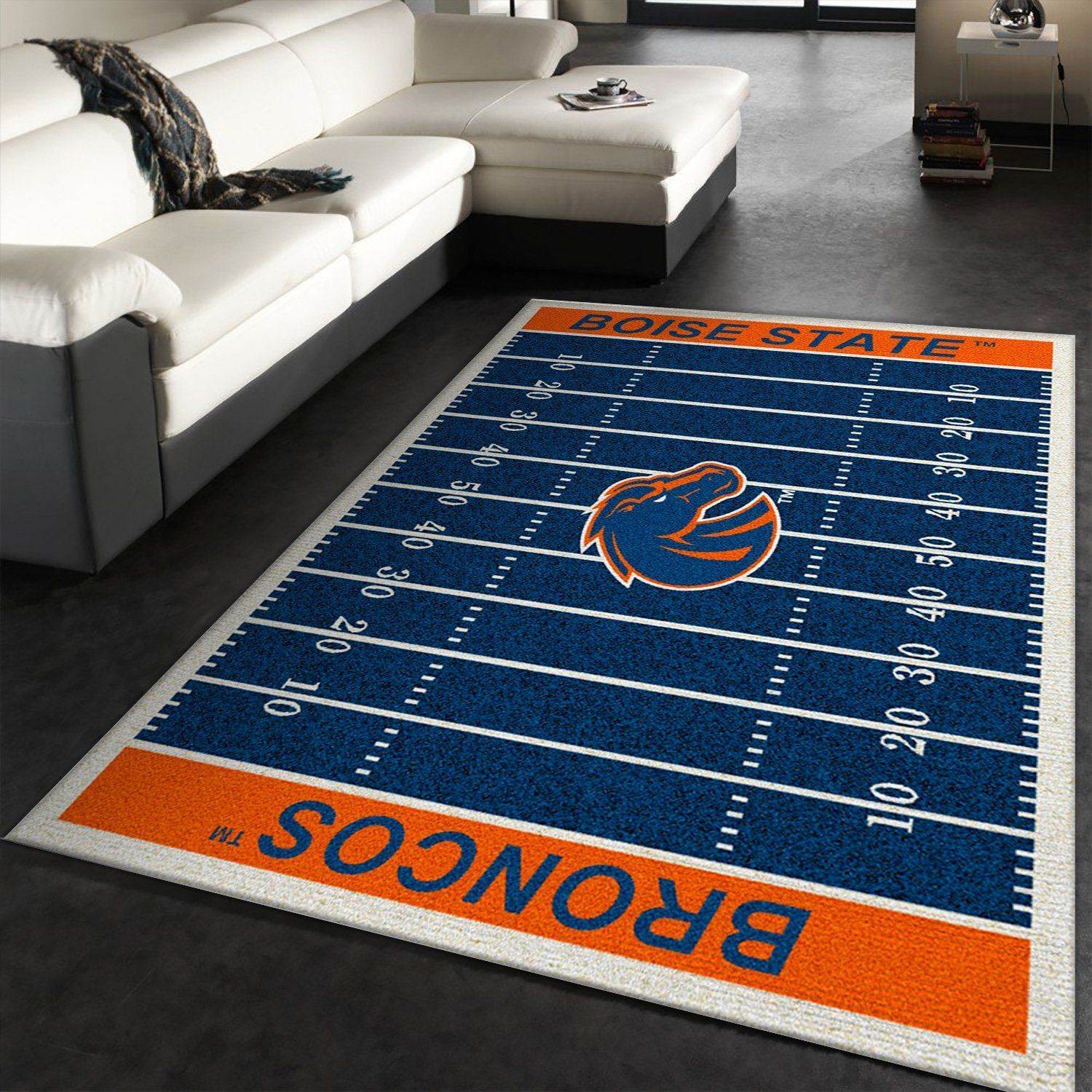 College Boise State NFL Team Logo Area Rug