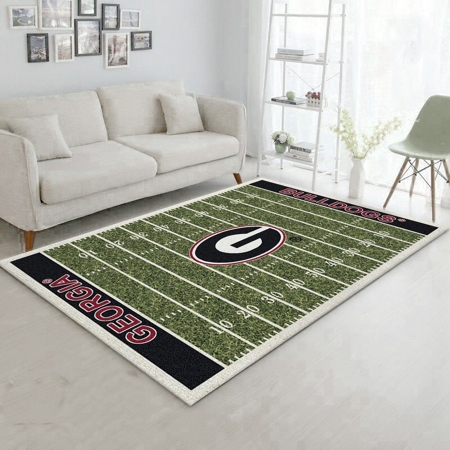 College Georgia NFL Team Logo Area Rug