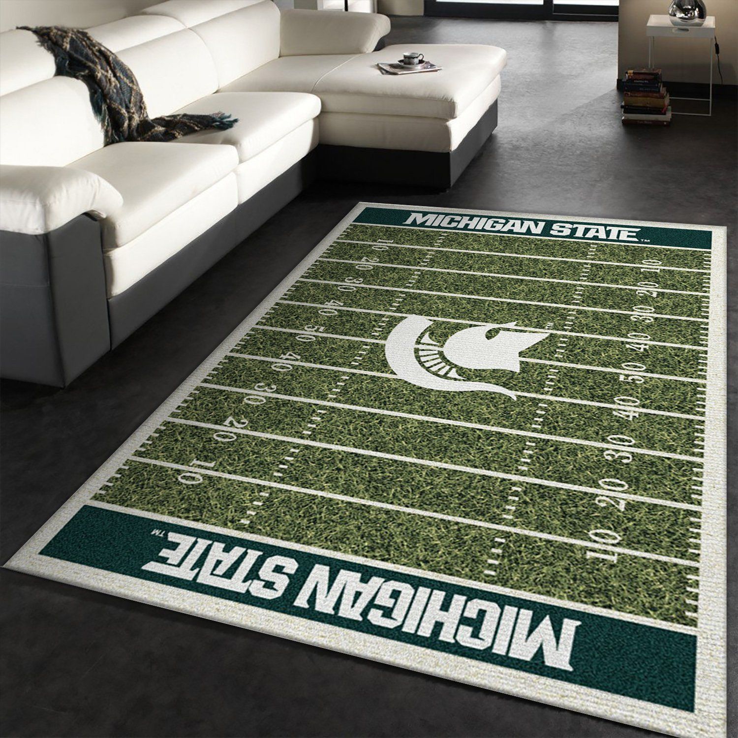 College Michigan State NFL Team Logo Area Rug