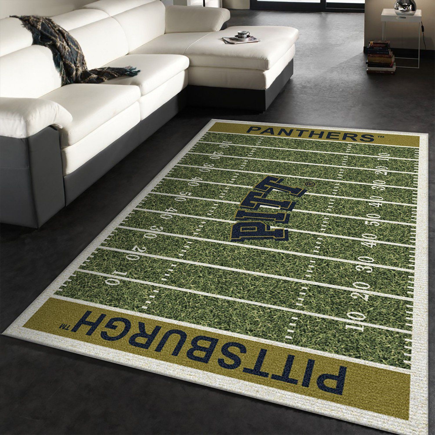 College Pittsburgh NFL Team Logo Area Rug