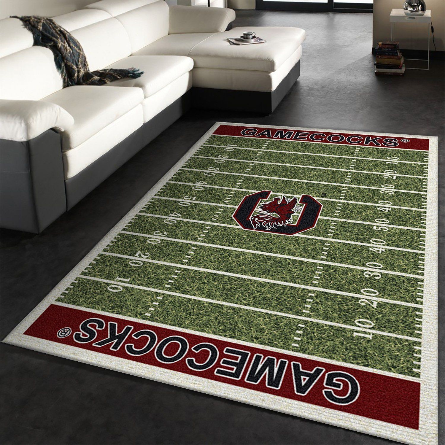 College South Carolina NFL Team Logo Area Rug