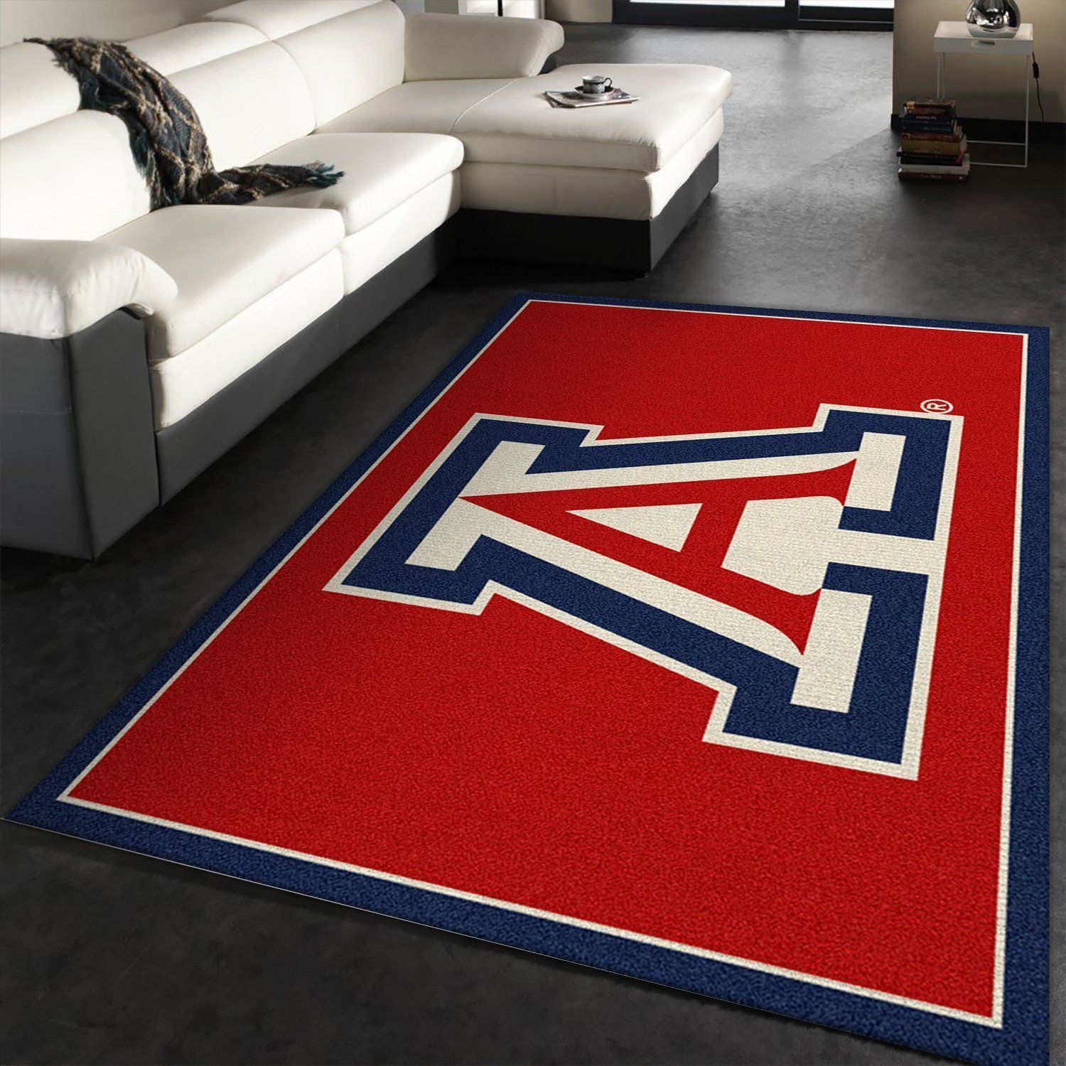 College Spirit Arizona Sport Area Rug Team Logo Christmas Gift US Decor - Indoor Outdoor Rugs