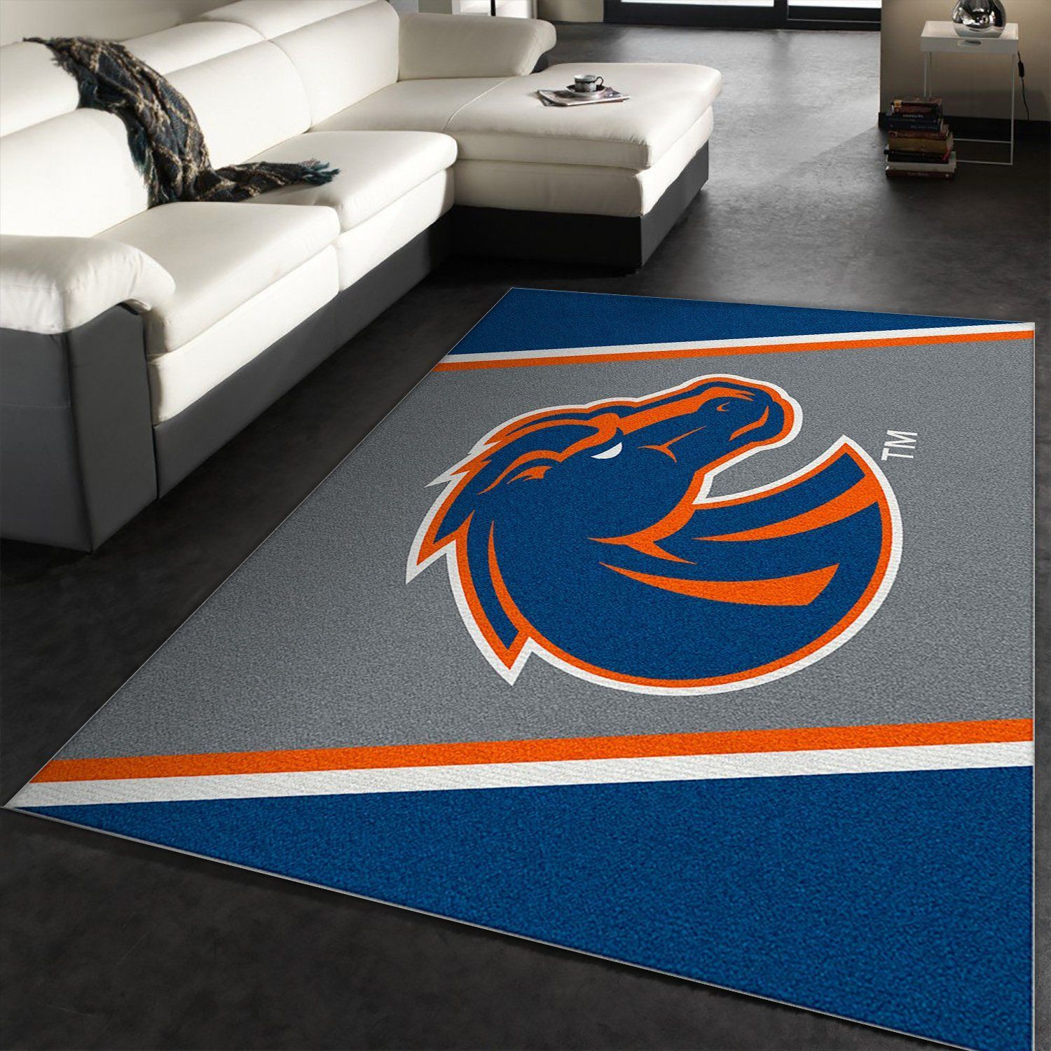 College Spirit Boise State Sport Area Rug Team Logo Christmas Gift US Decor - Indoor Outdoor Rugs