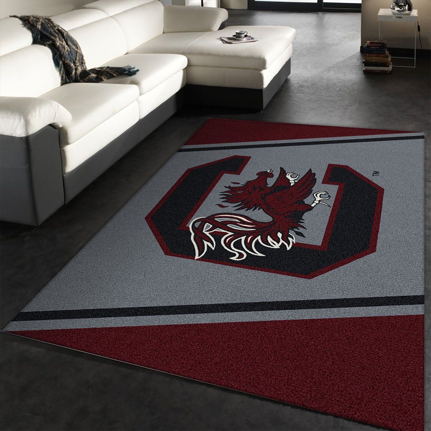 College Spirit South Carolina Sport Area Rug Carpet Team Logo Family Gift US Decor - Indoor Outdoor Rugs