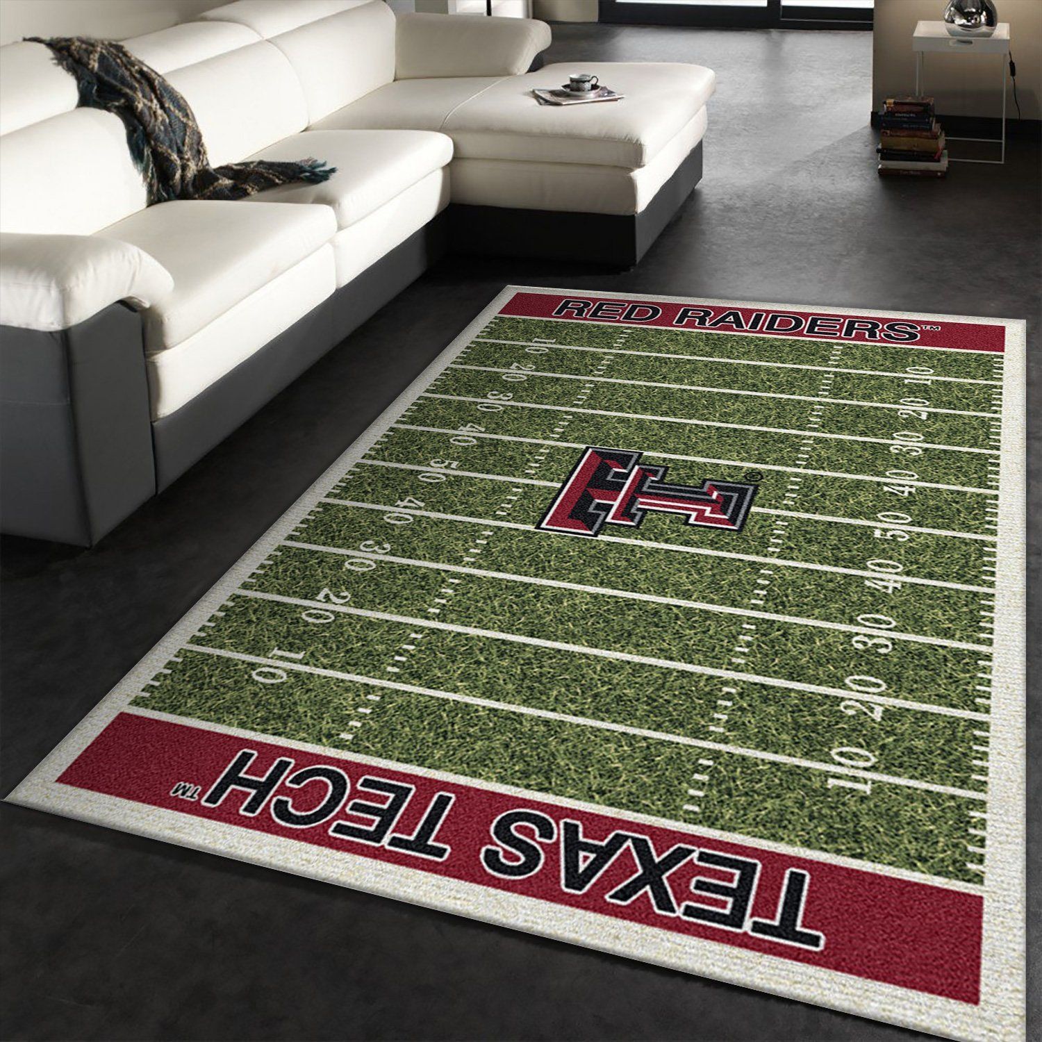 College Texas Tech NFL Team Logo Area Rug, Living Room Rug, Family Gift US Decor - Indoor Outdoor Rugs