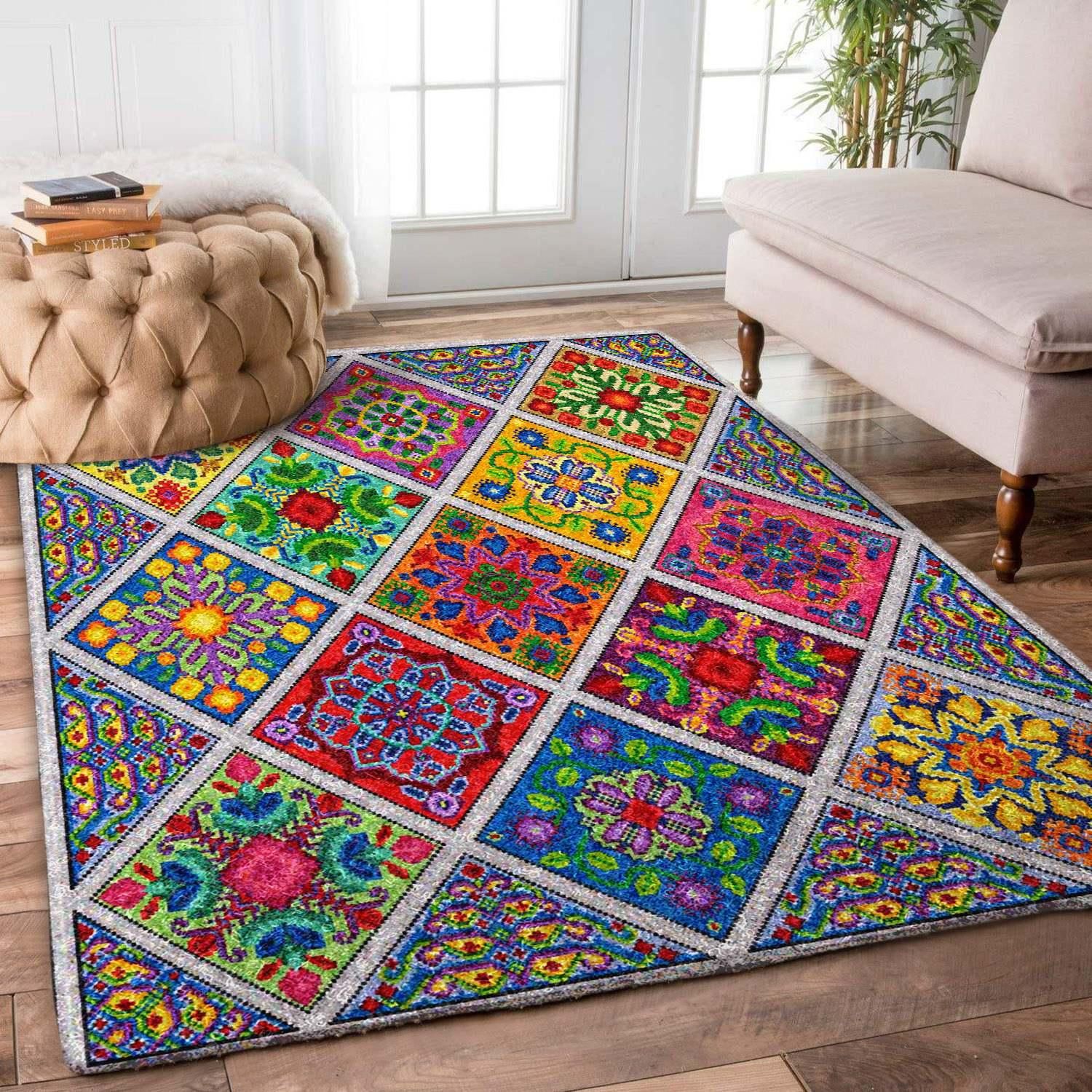 Colorful Rug Chrismas Gift - Indoor Outdoor Rugs