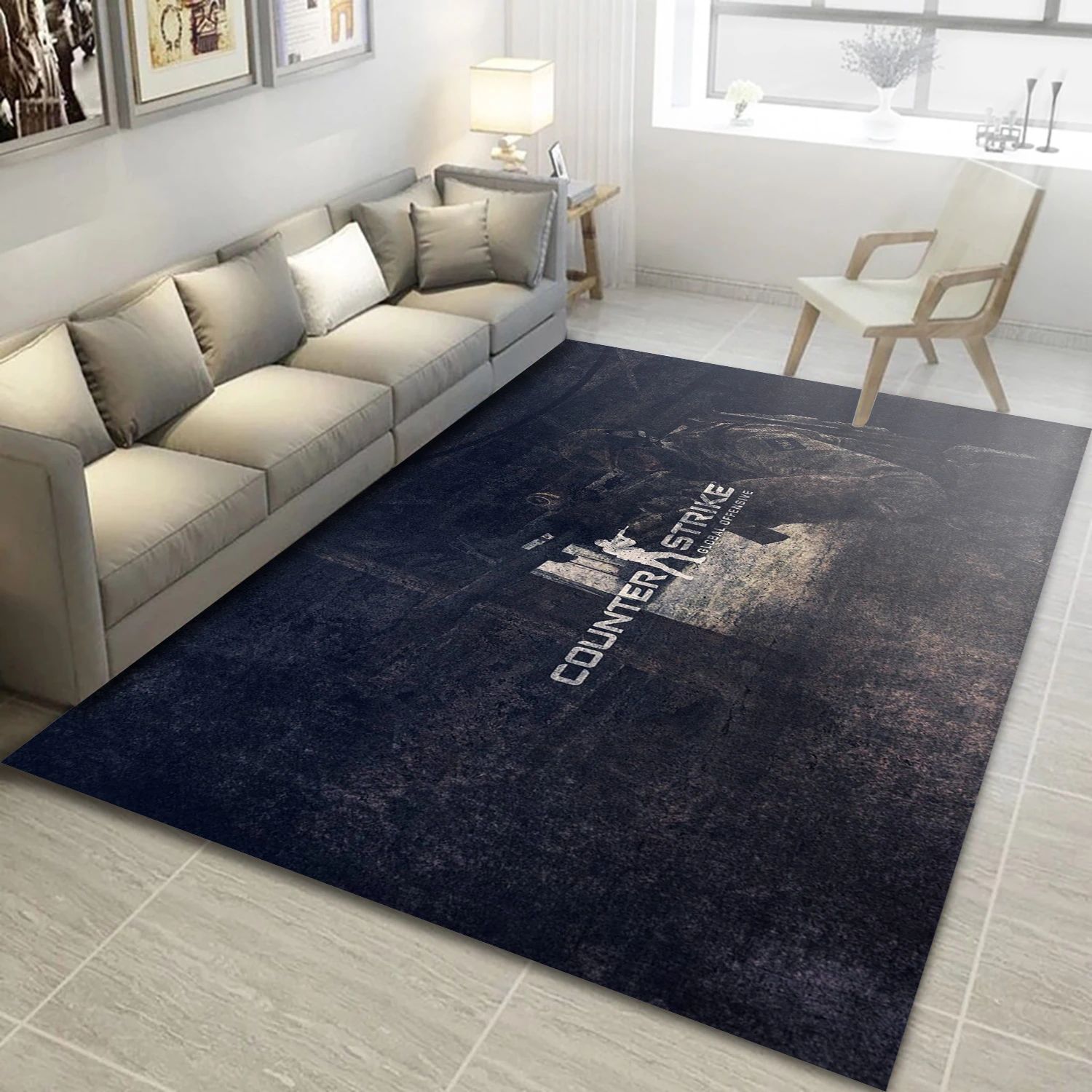 Counter Strike Global Offensive Gaming Area Rug