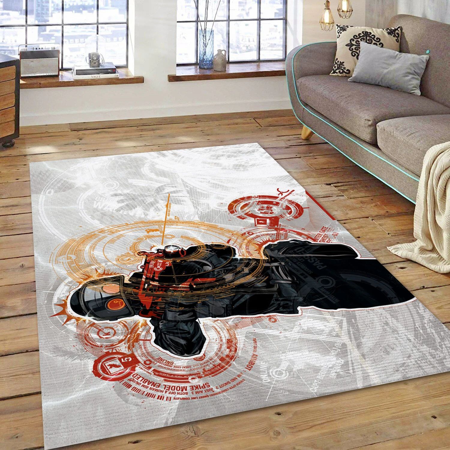 Counter Strike Global Offensive Video Game Area Rug Area, Area Rug - Home Decor Floor Decor - Indoor Outdoor Rugs