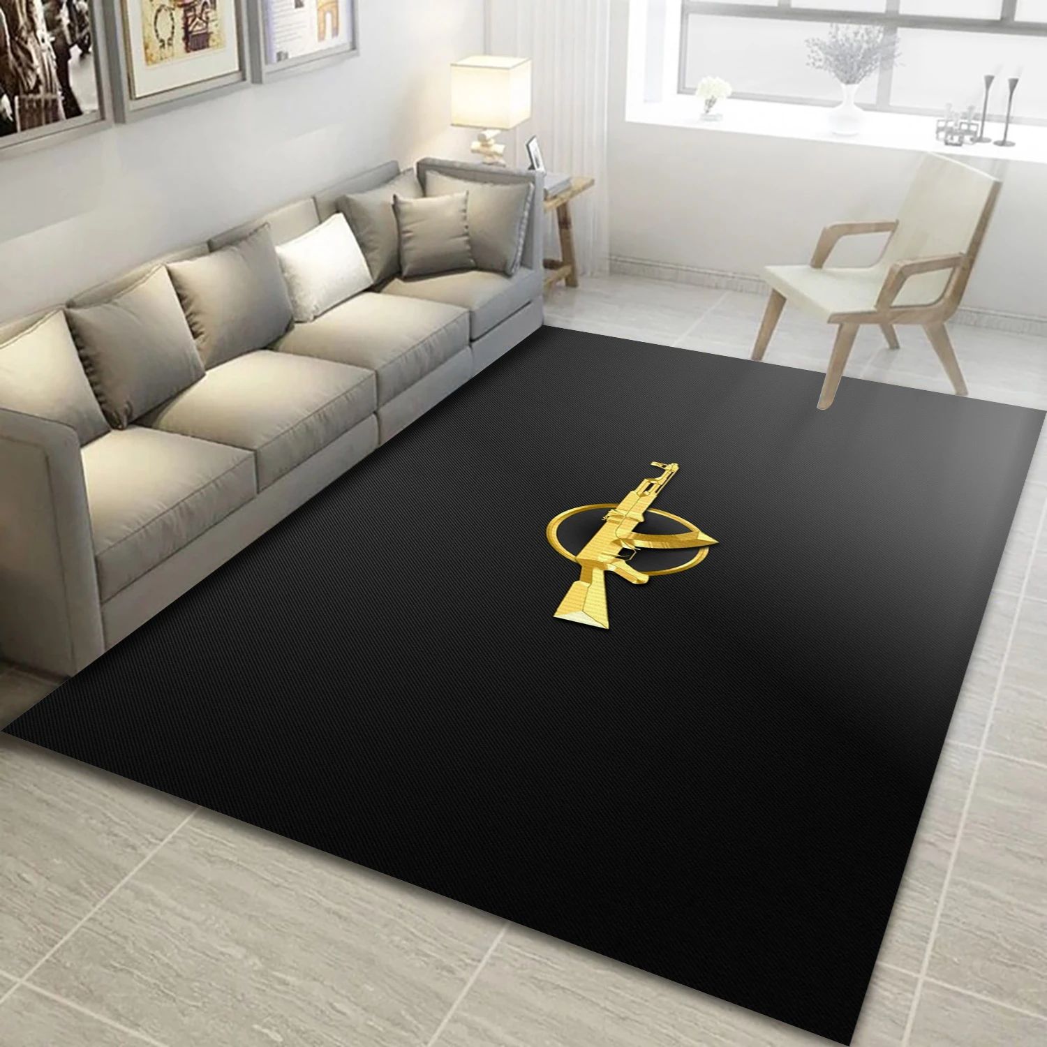 Counter Strike Global Offensive Video Game Area Rug Area, Bedroom Rug - Christmas Gift Decor - Indoor Outdoor Rugs