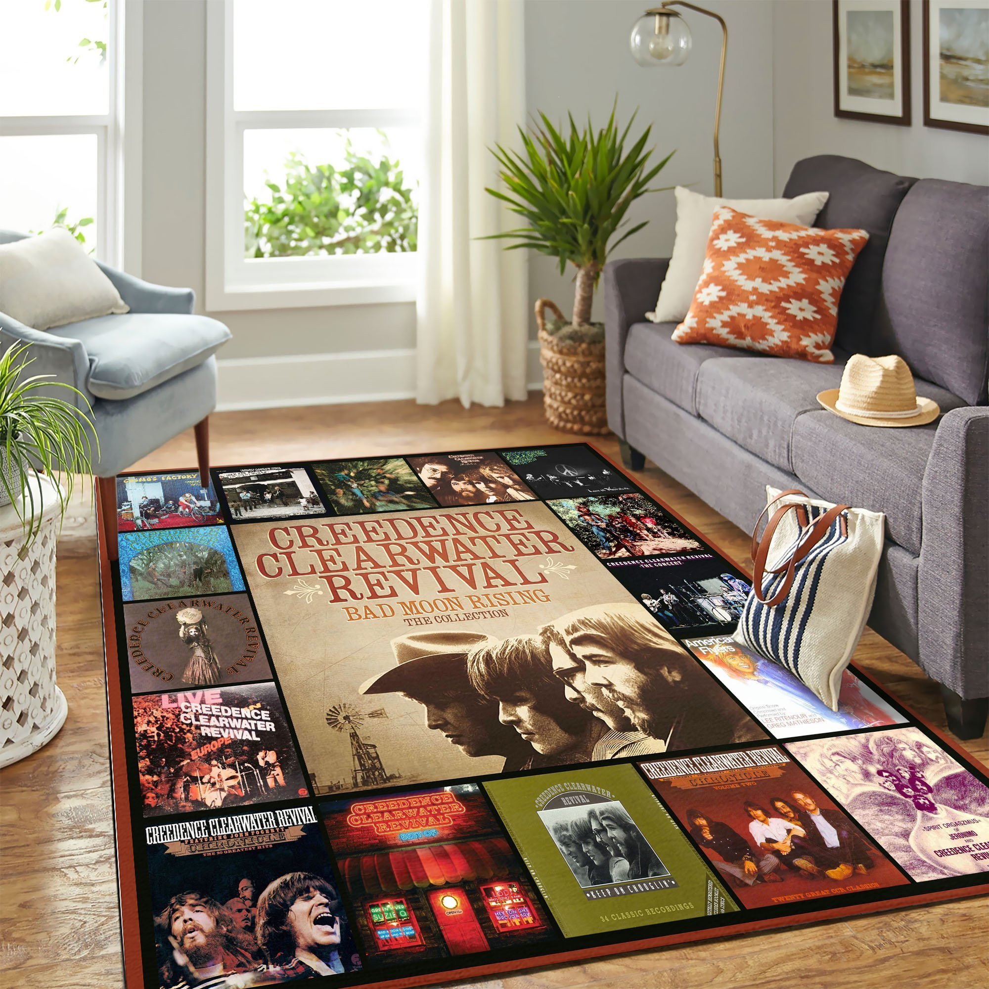 Creedence Clearwater Revival Mk Carpet Area Rug Chrismas Gift - Indoor Outdoor Rugs