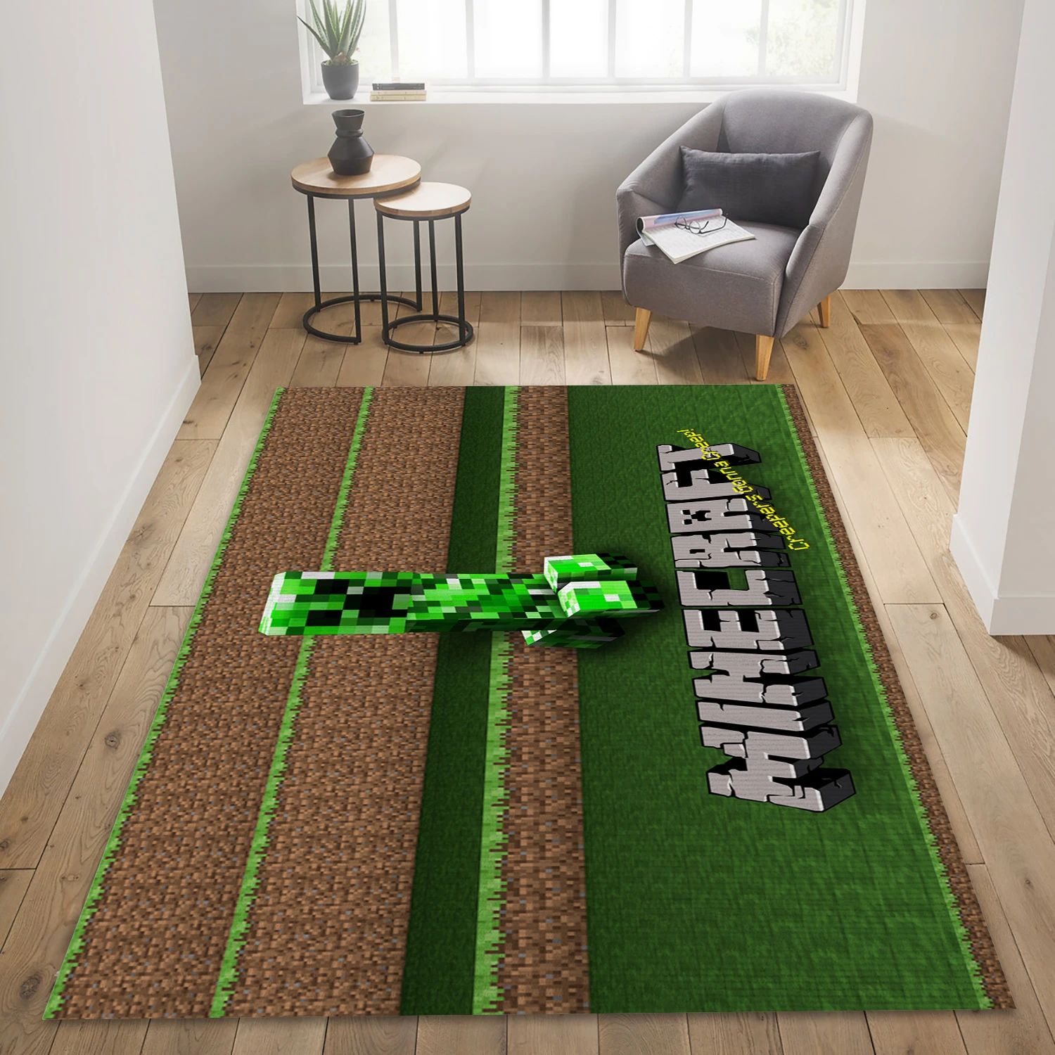 Creepers Gonna Creep Video Game Area Rug Area