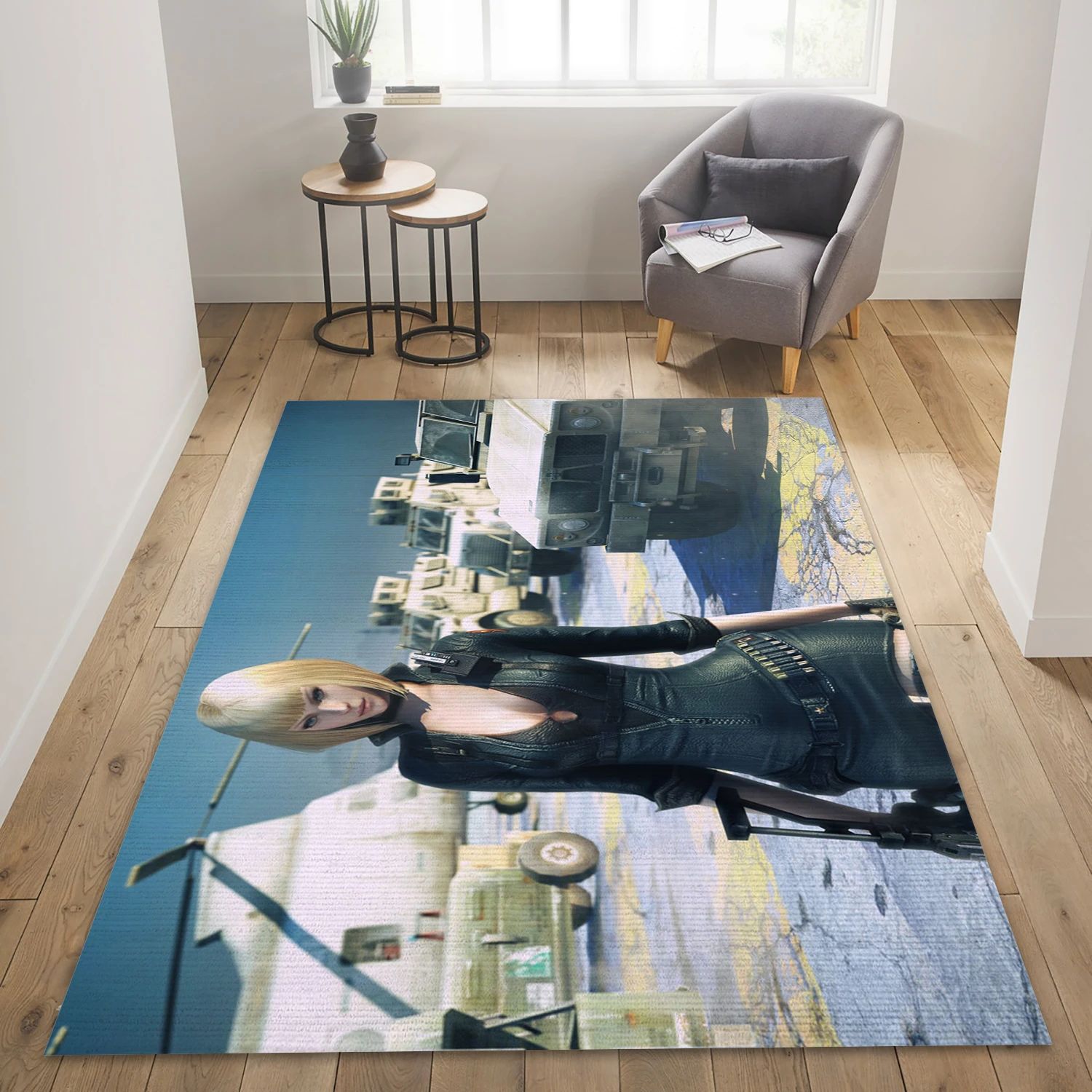 Crossfire Video Game Reangle Rug