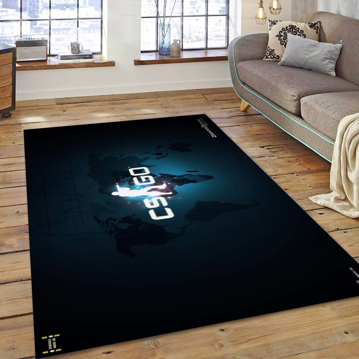 Cs Go Toll Video Game Area Rug Area