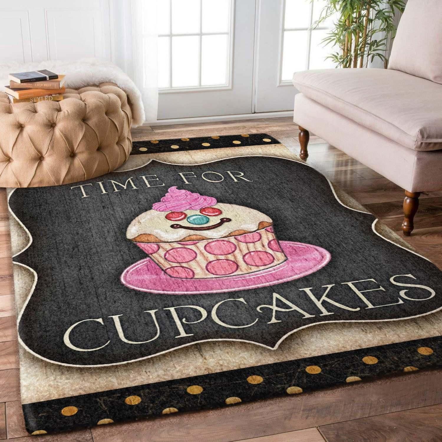 Cupcake Rug Chrismas Gift - Indoor Outdoor Rugs