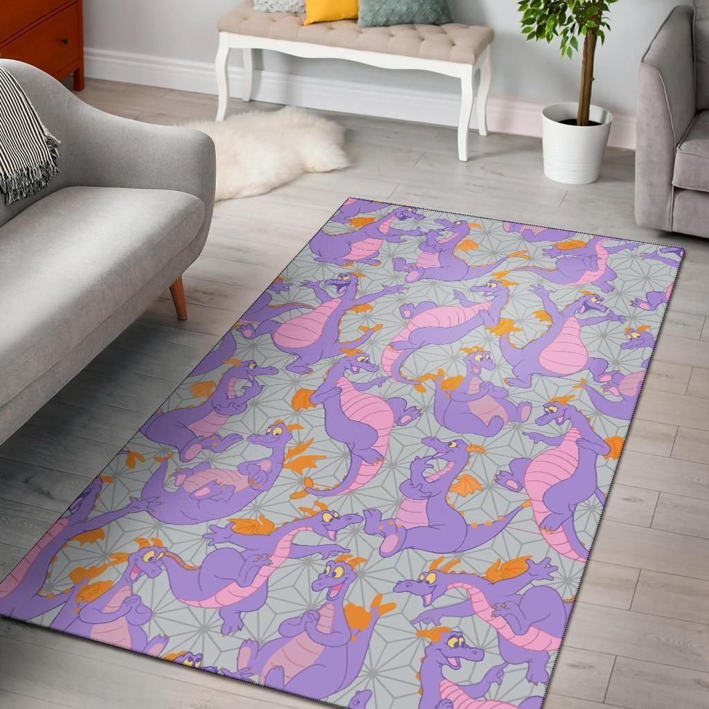 Cute Figment Foulard Area Rug Chrismas Gift - Indoor Outdoor Rugs