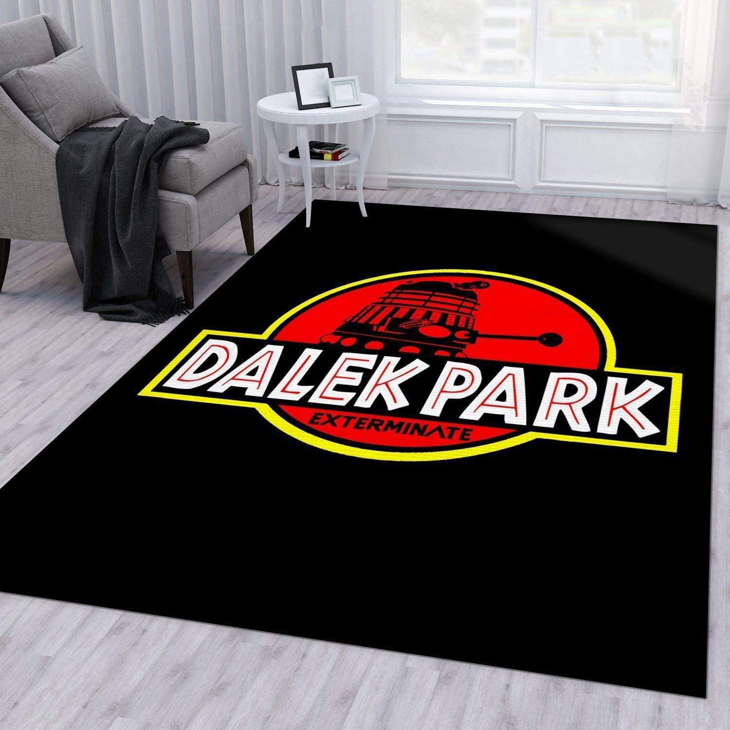 Dalek Park Area Rug For Christmas Living Room Rug Home Decor Floor Decor - Indoor Outdoor Rugs