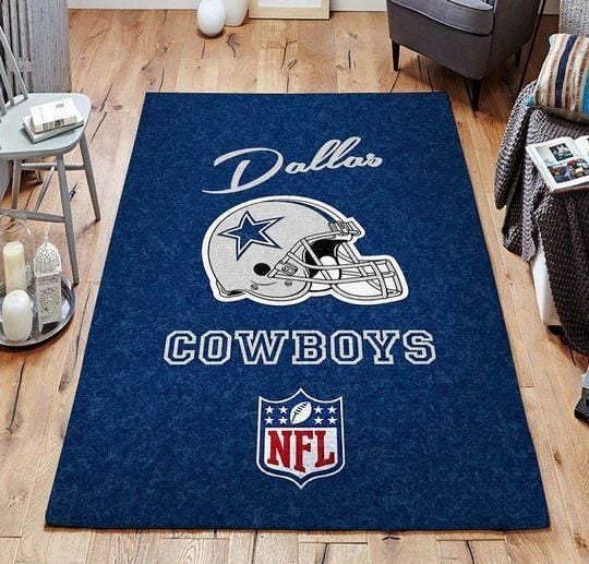 Dallas Cowboys 011928 Nfl Football Rug Room Carpet Sport Custom Area Floor Home Decor - Indoor Outdoor Rugs