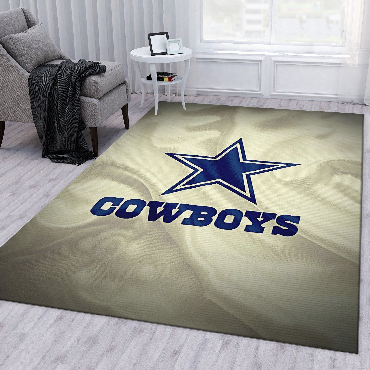 Dallas Cowboys American Fo Nfl Area Rug For Gift Living Room Rug Home US Decor - Indoor Outdoor Rugs