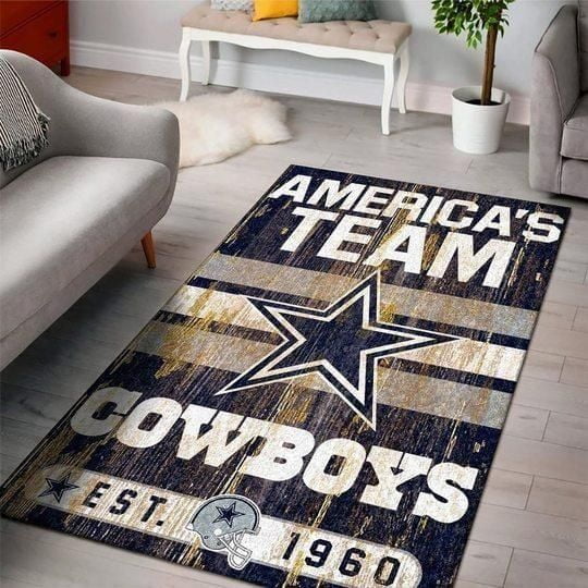Dallas Cowboys Area Rug - Indoor Outdoor Rugs