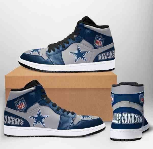 Dallas Cowboys Nfl Football Air Jordan Shoes Sport Sneakers