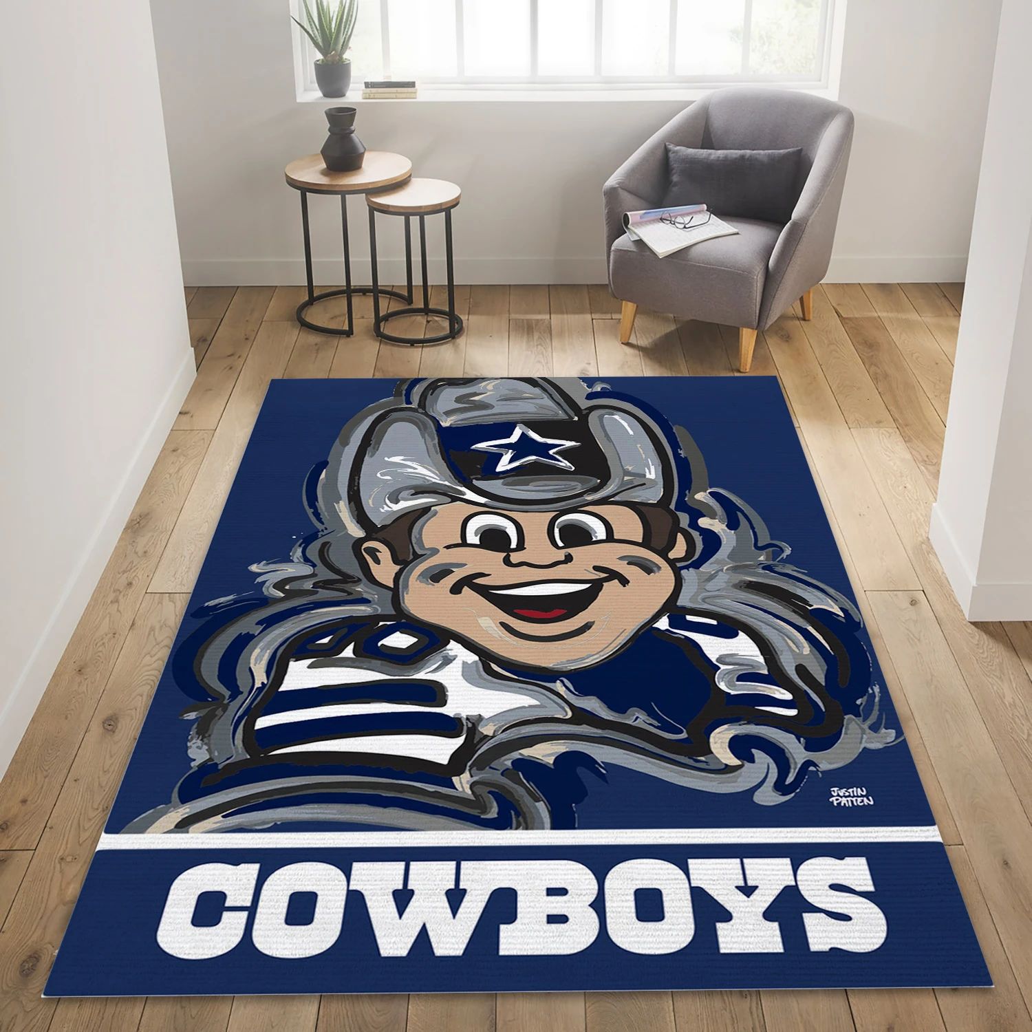 Dallas Cowboys  X NFL Reangle Area Rug