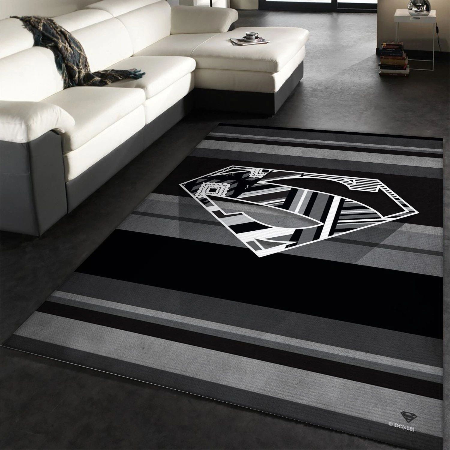 Darkened Movie Area Rug