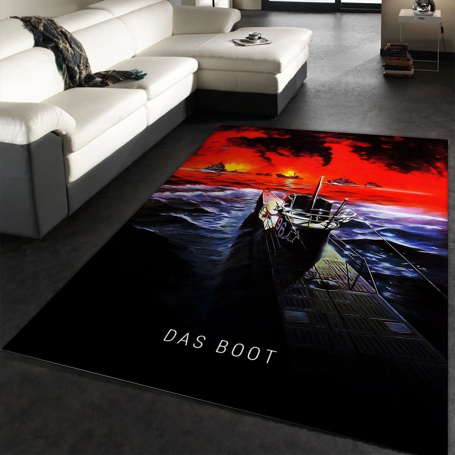 Das Boot Rug Art Painting Movie Rugs Home Decor Floor Decor - Indoor Outdoor Rugs