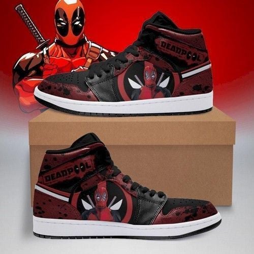 Deadpool Air Jordan Aj1021 Shoes Sport Sneakers