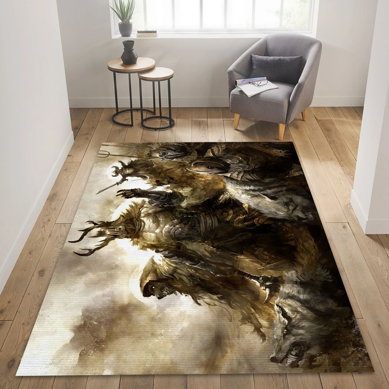 Death Hunt Warband Video Game Area Rug For Christmas