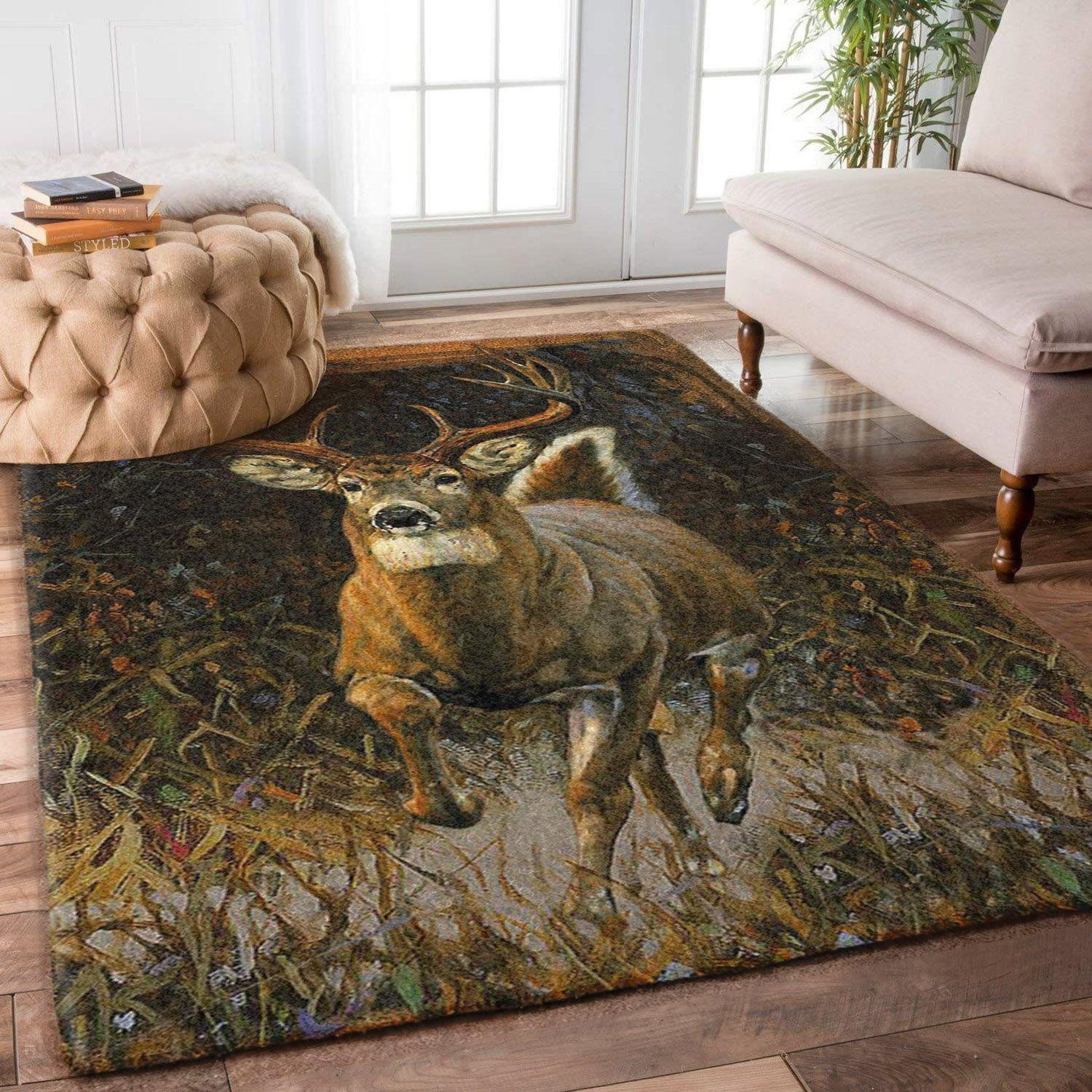 Deer Rug Chrismas Gift – Indoor Outdoor Rugs