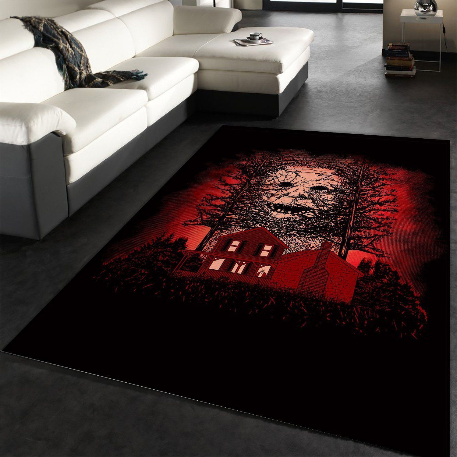 Demented Killer Area Rug For Christmas