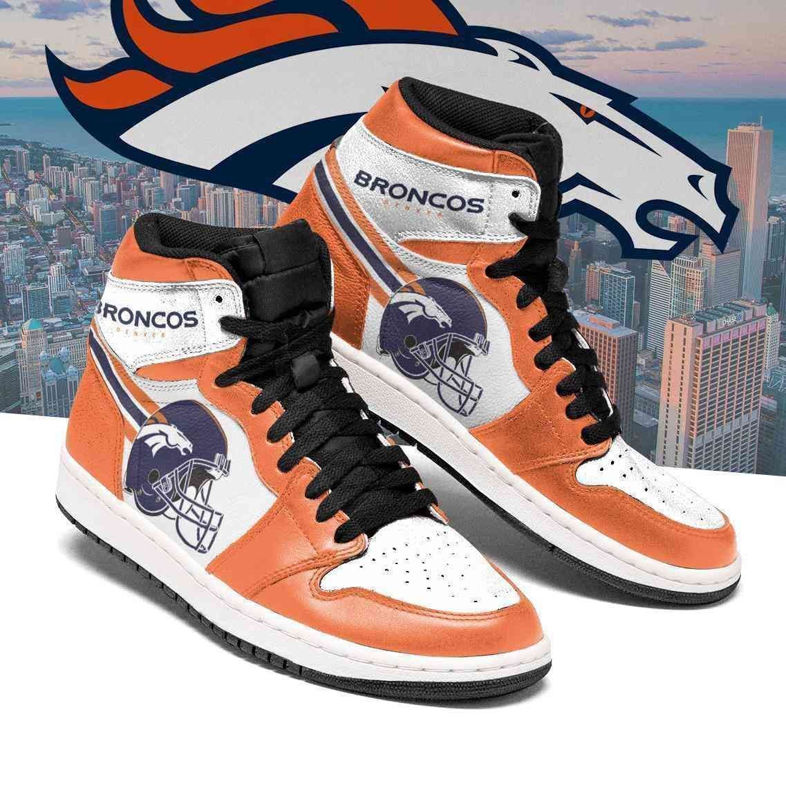 Denver Broncos 2 Nfl Football Air Jordan Shoes Sport Sneakers