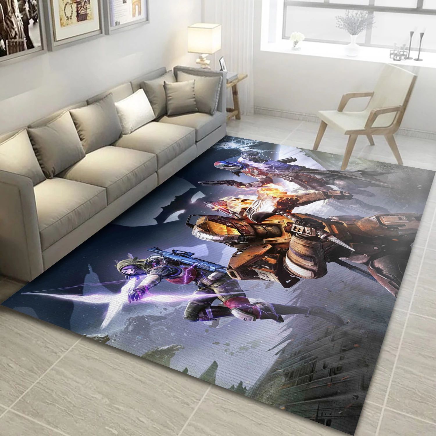 Destiny Video Game Reangle Rug