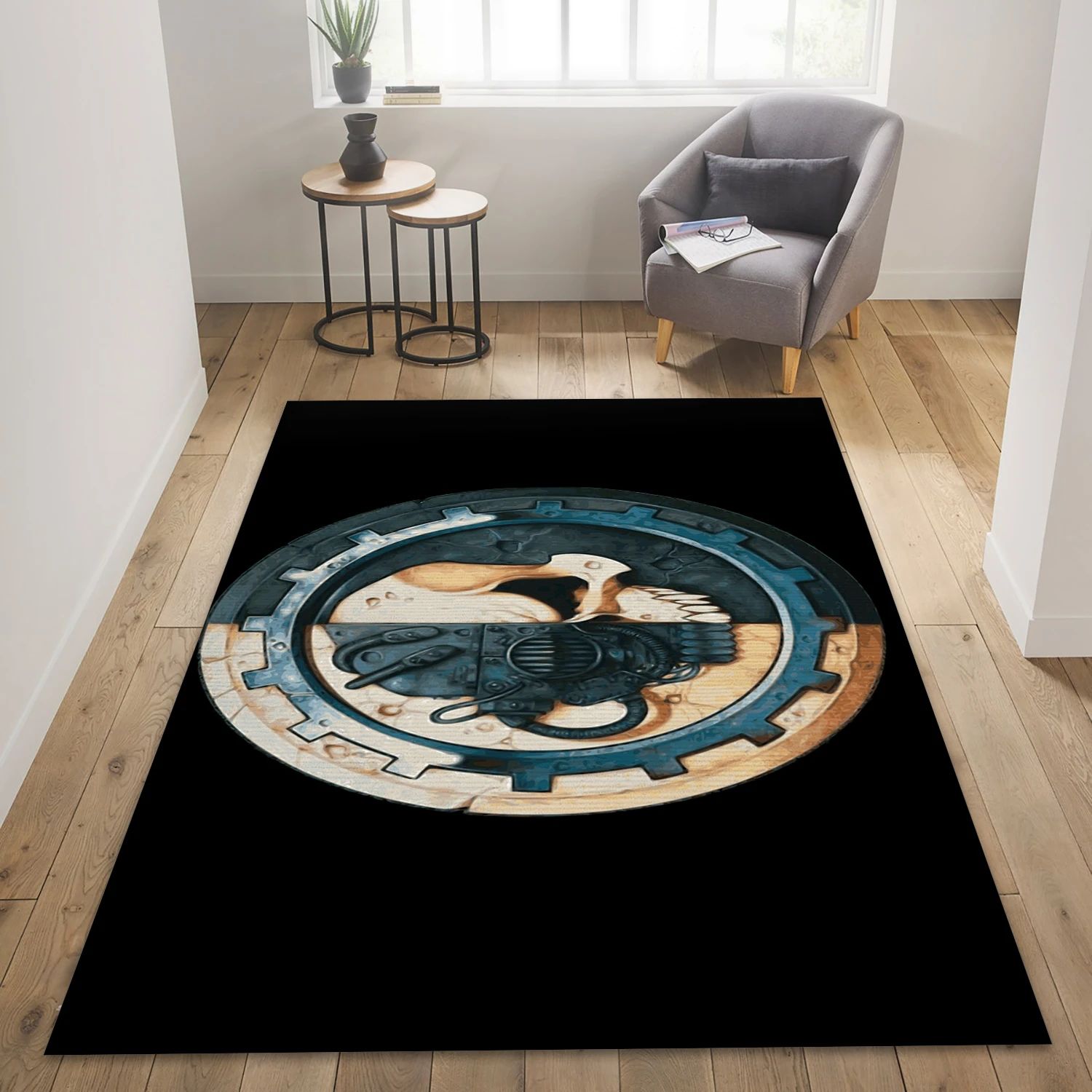 Deus Est Machina Video Game Reangle Rug