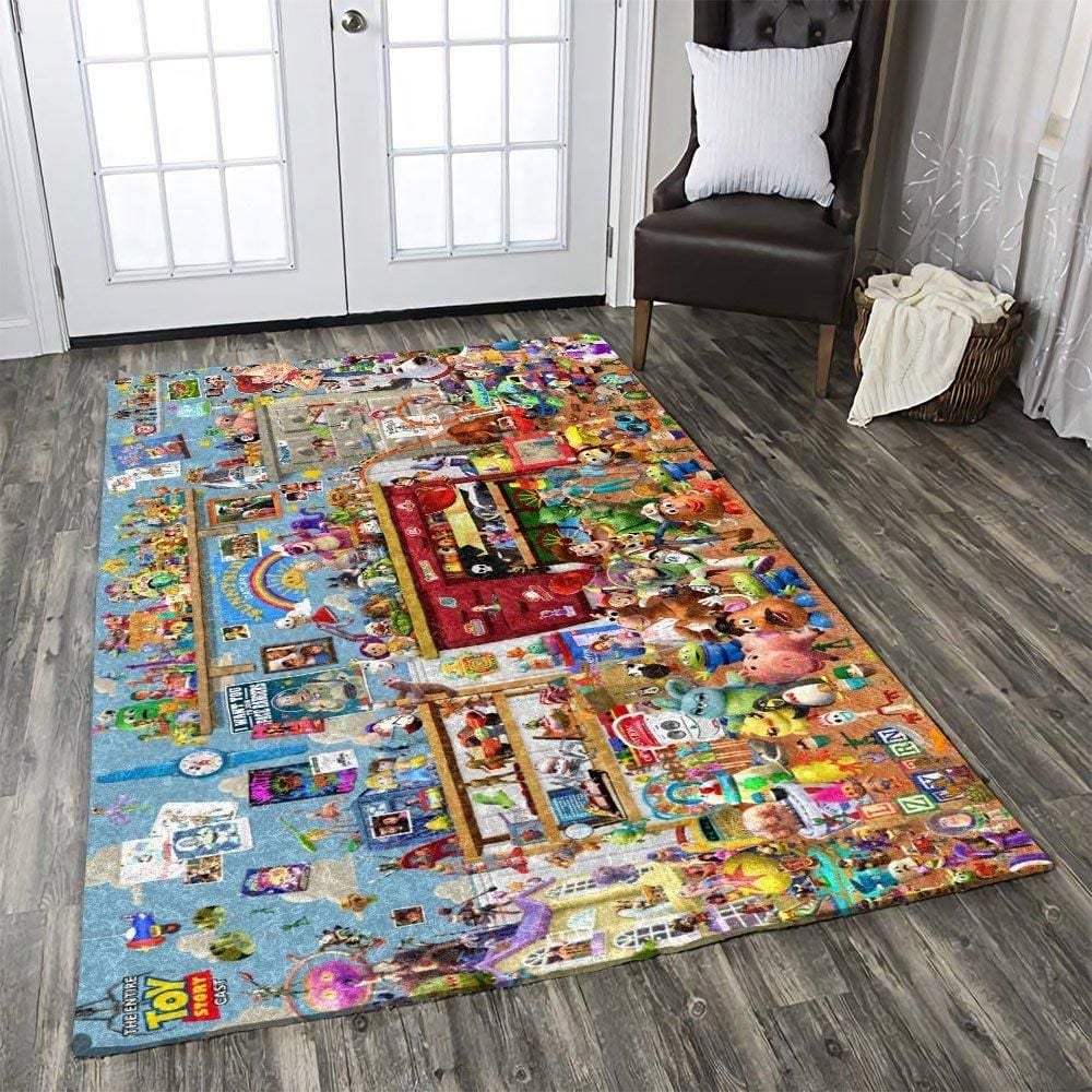 Disney Movie Disney Toy Story All Character Rug Living Room Rug Home Decor - Indoor Outdoor Rugs