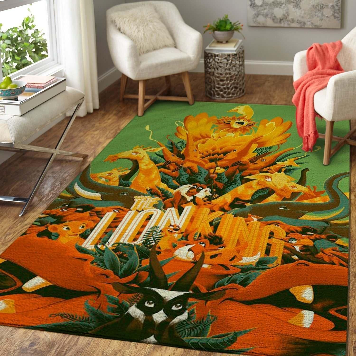 Disney Movie The Lion King Area Rug Chrismas Gift - Indoor Outdoor Rugs