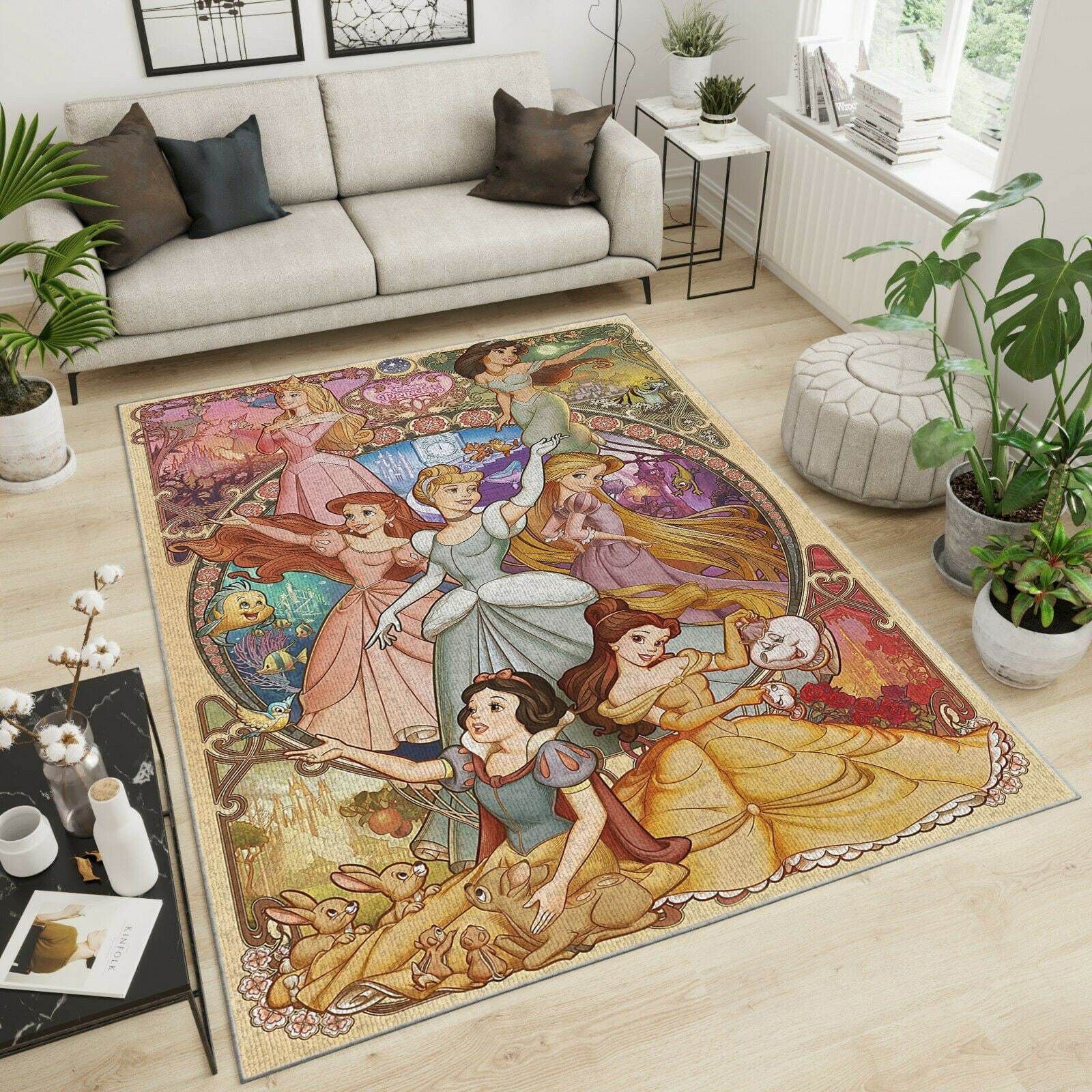 Disney Princess Area Rug - Indoor Outdoor Rugs