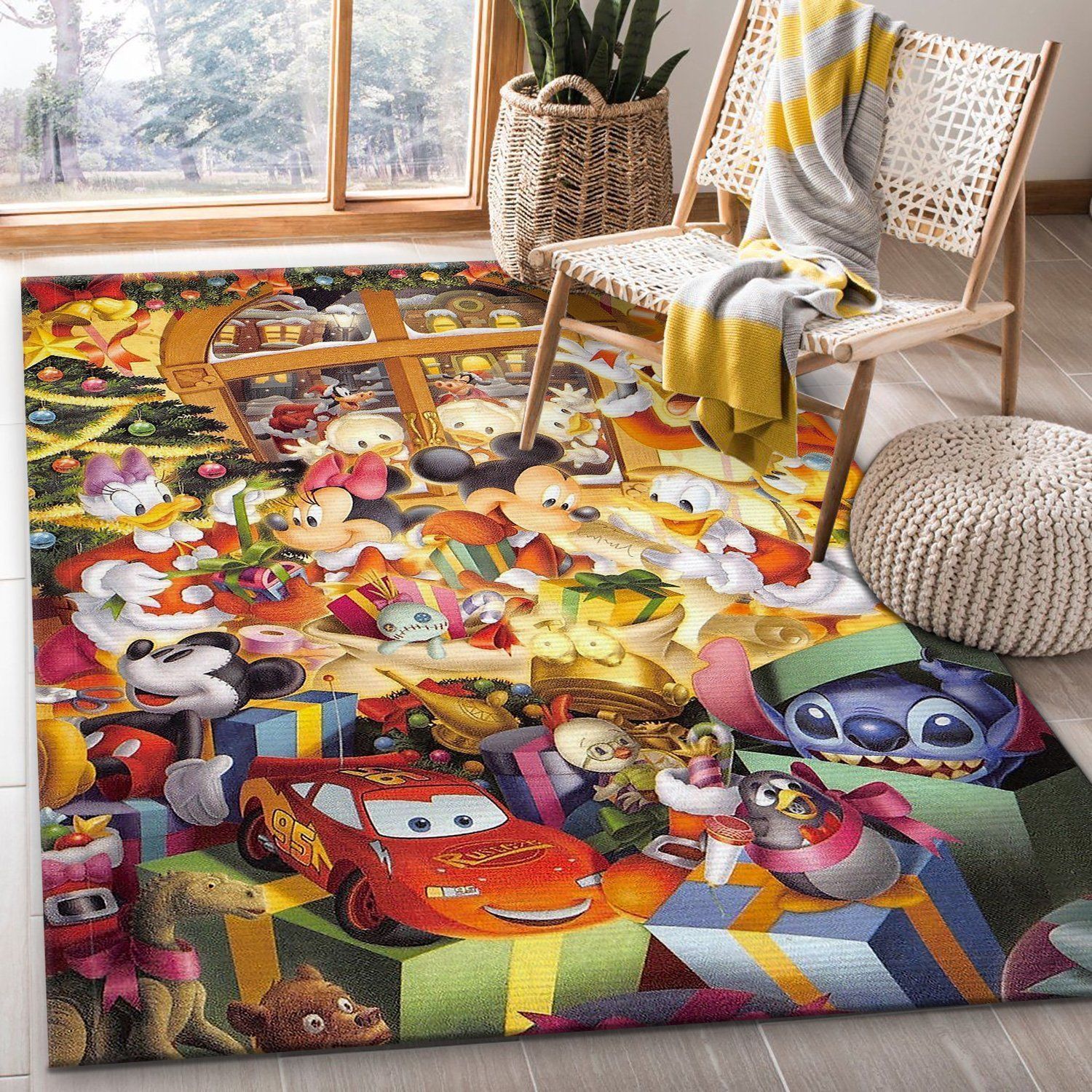 Disney s Christmas Area Rugs Living Room Carpet Christmas Gift Floor Decor The US Decor - Indoor Outdoor Rugs