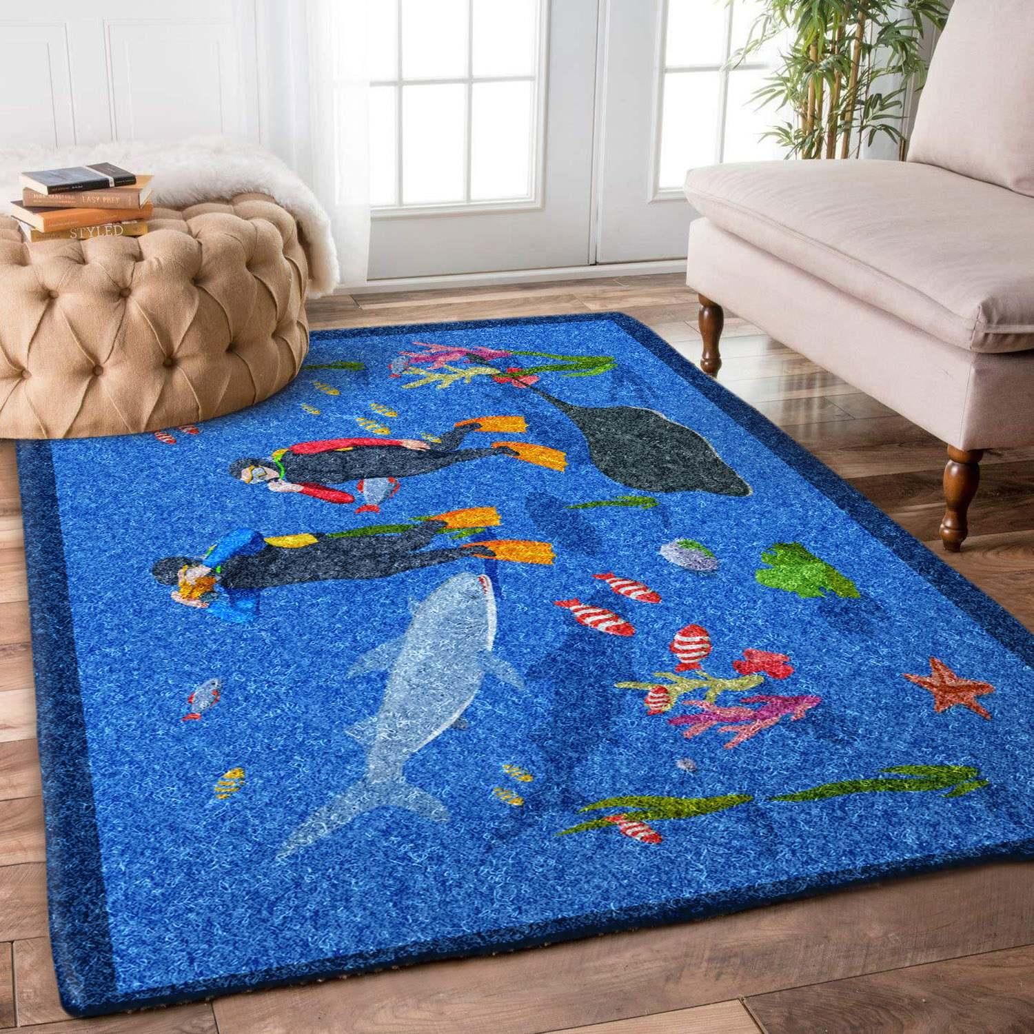 Dive Rug Chrismas Gift - Indoor Outdoor Rugs