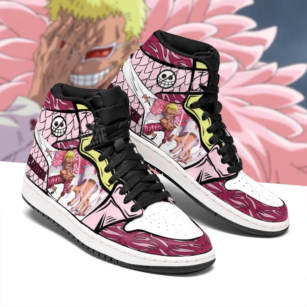 Doflamingo Skill One Piece Anime Fan Mn06 Air Jordan Shoes Sport Sneakers