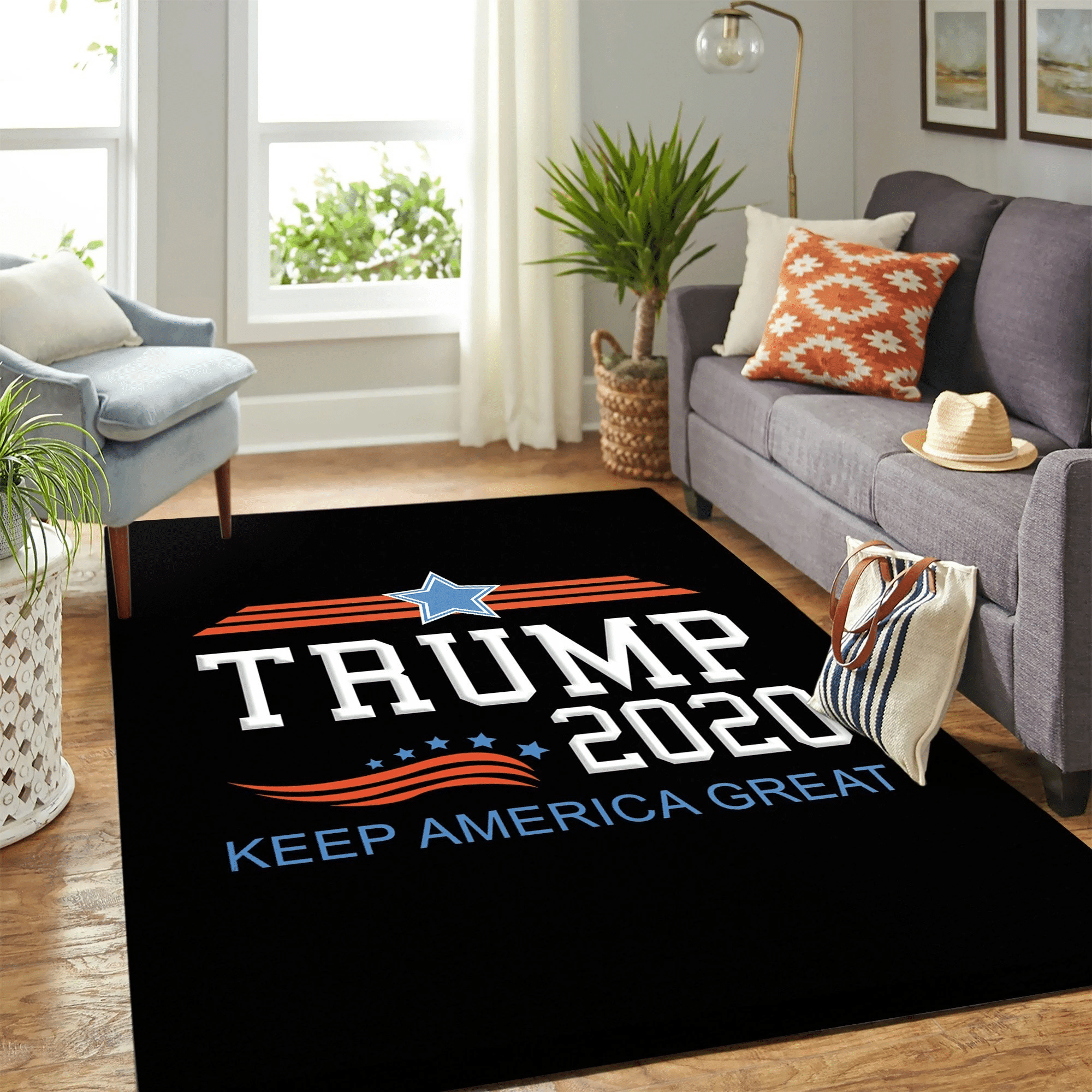 Donald Trump Carpet Floor Area Rug Chrismas Gift - Indoor Outdoor Rugs