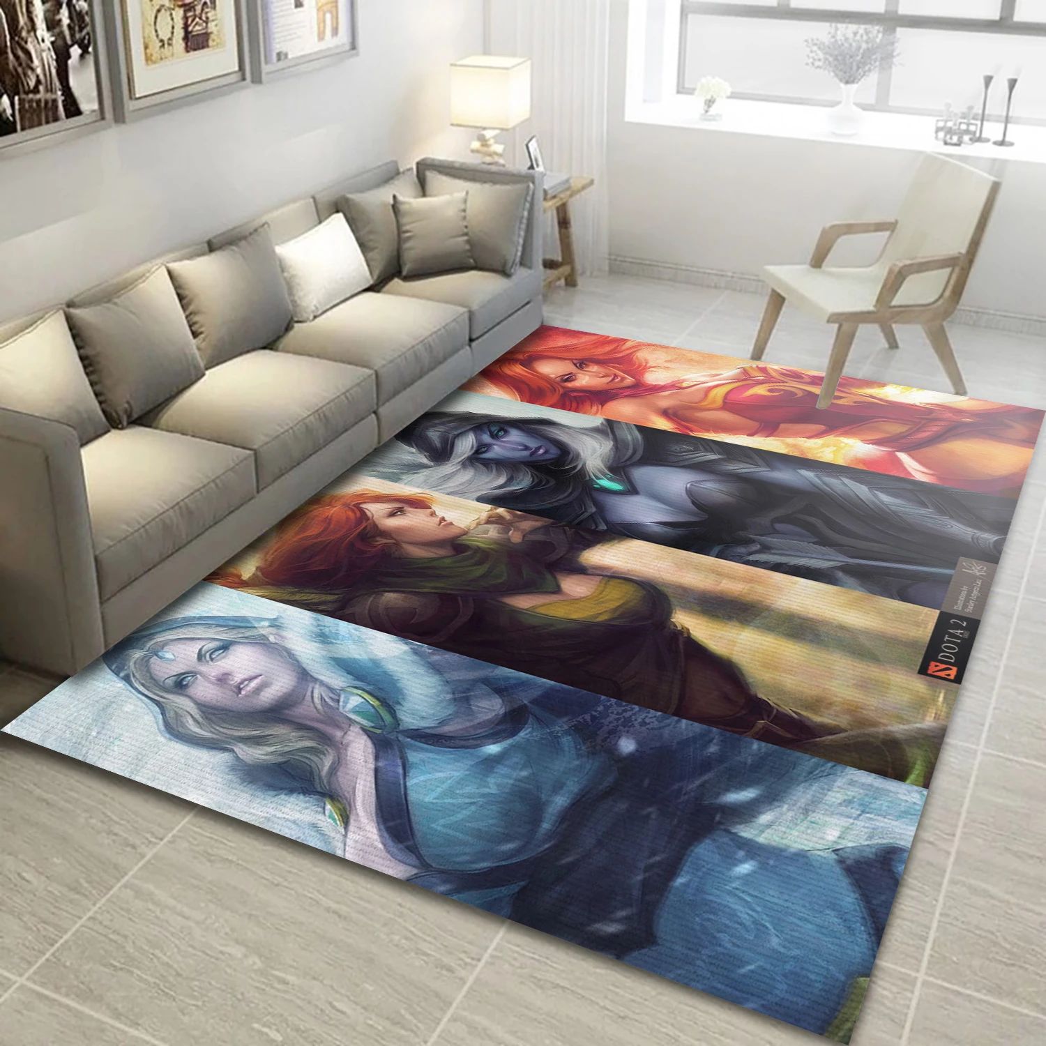 Dota 287 Video Game Reangle Rug