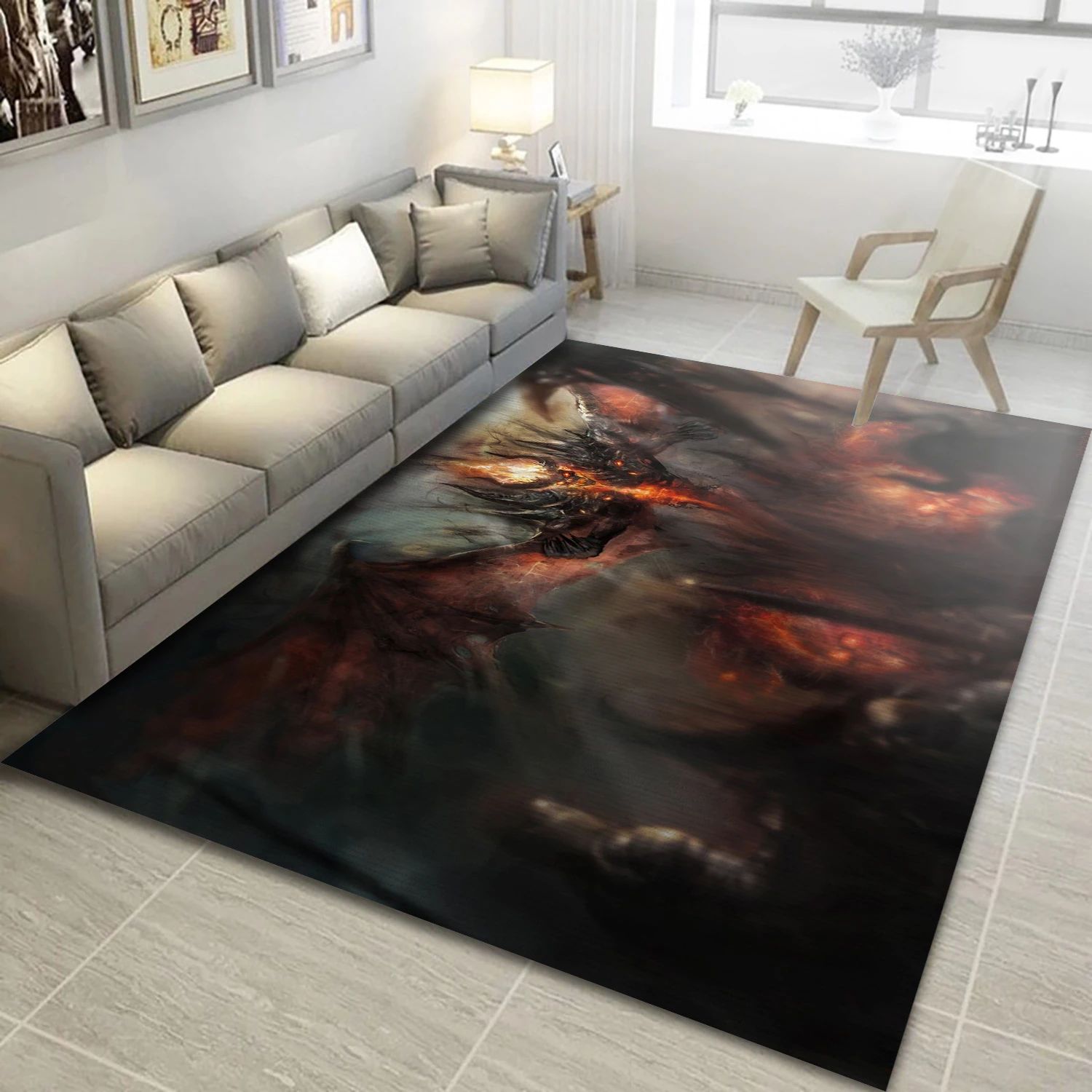 Dota 357 Video Game Area Rug For Christmas