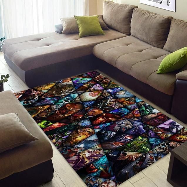 Dota Area Rug Chrismas Gift - Indoor Outdoor Rugs