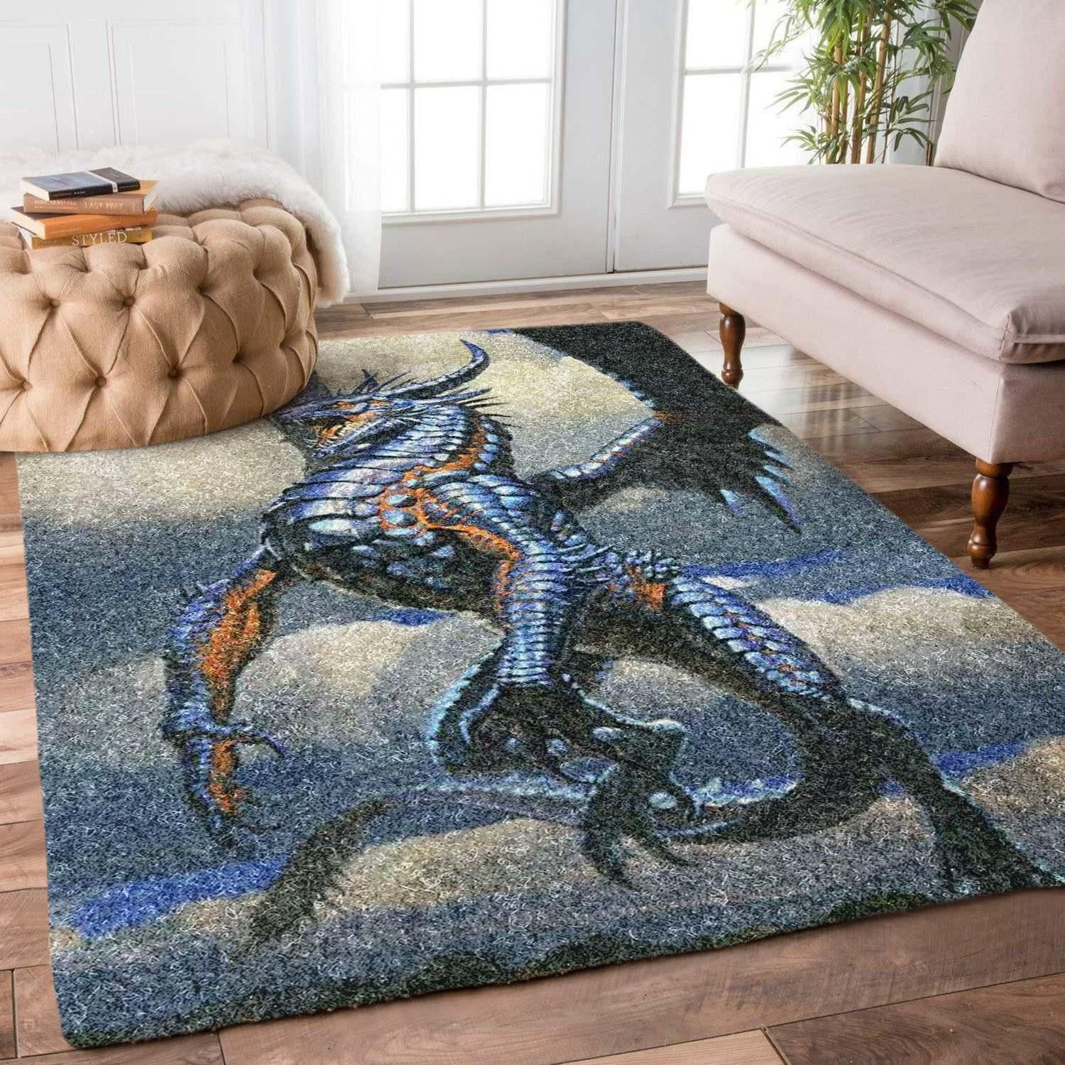 Dragon Rug Chrismas Gift - Indoor Outdoor Rugs