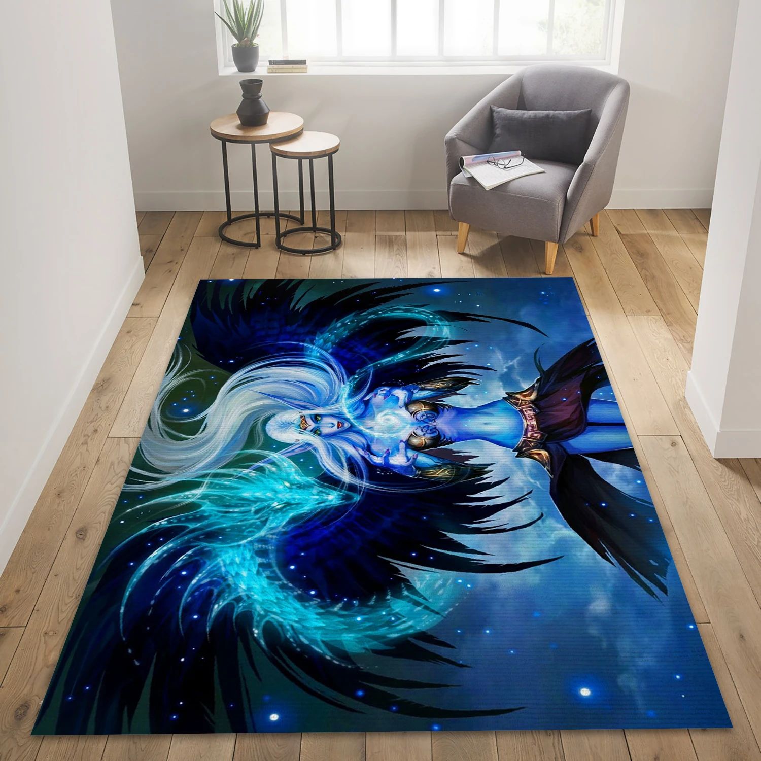 Dragon Witch Game Area Rug Carpet