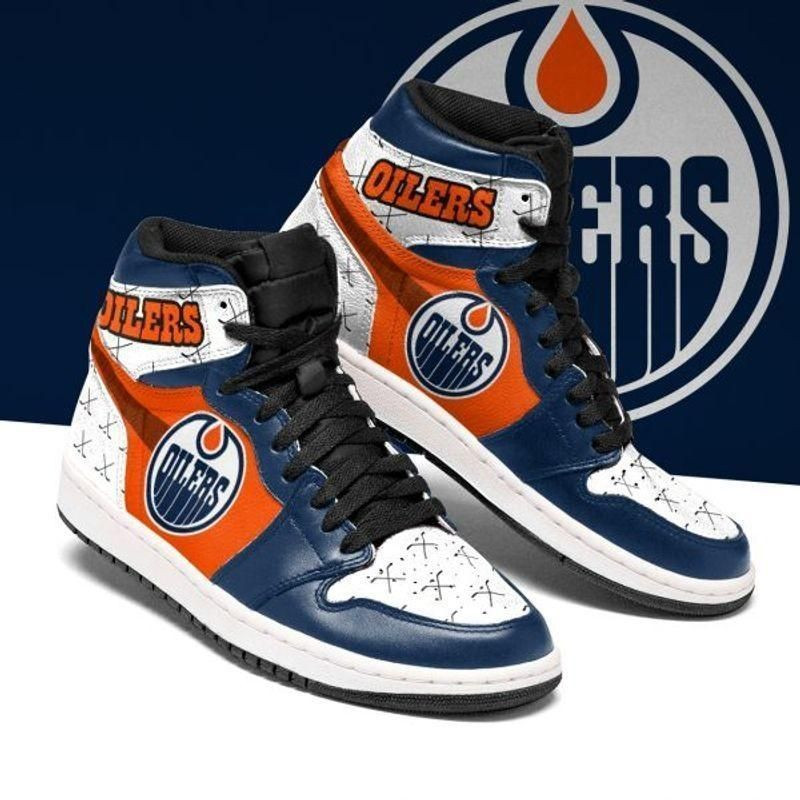 Edmonton Oilers Air Jordan Shoes Sport Sneakers