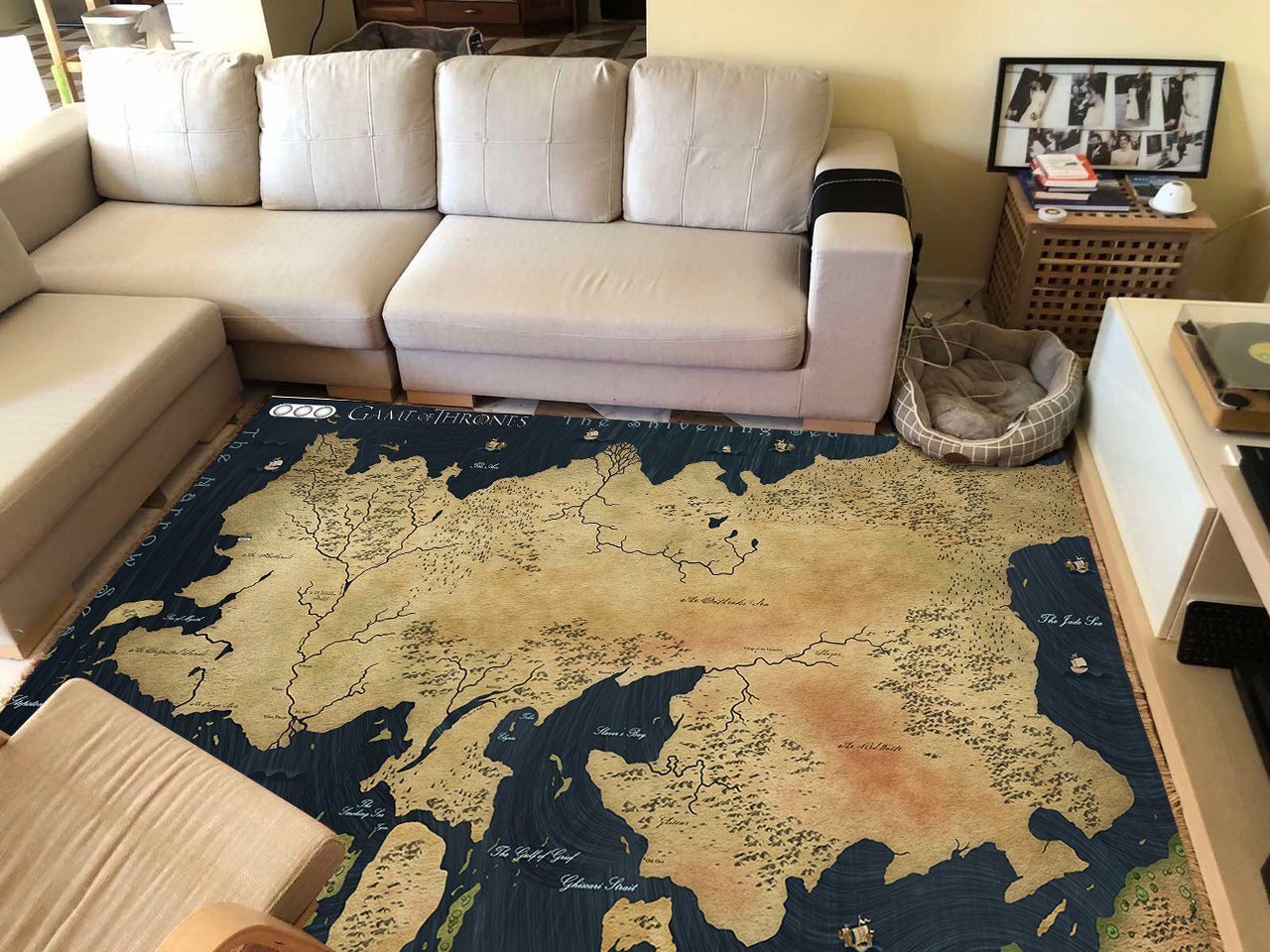 Essos Map Area Rug Chrismas Gift - Indoor Outdoor Rugs