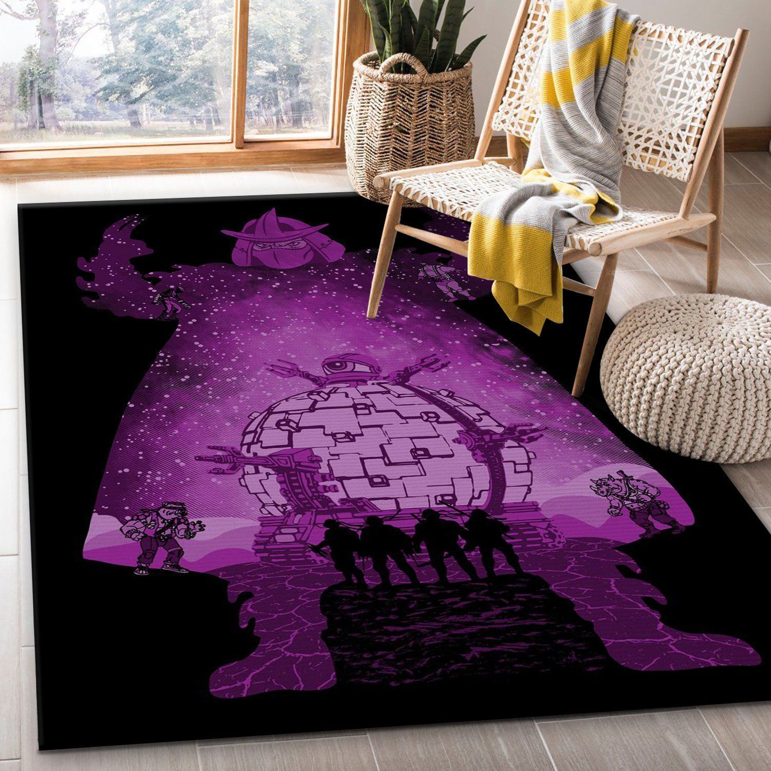 Evil Shredder Area Rug