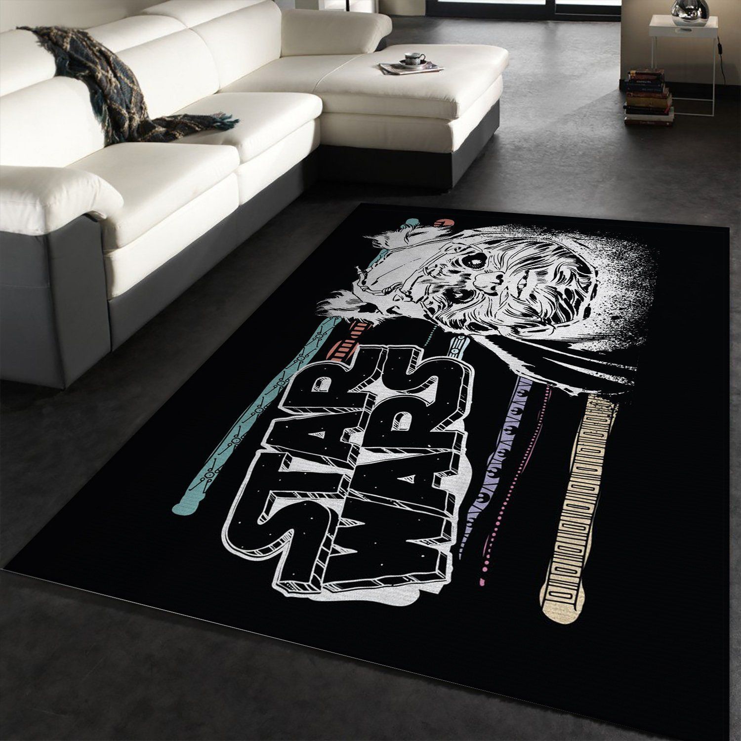 Ewok Area Rug Star Wars Arts Rug Christmas Gift US Decor - Indoor Outdoor Rugs